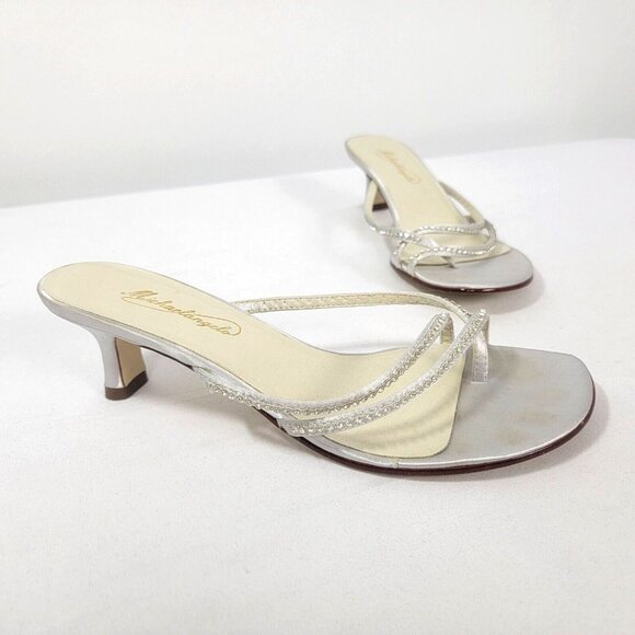 Michaelangelo Michael Angelo Heels shoes Heel MARLY Women's Size 8.5 sequins - Picture 1 of 10